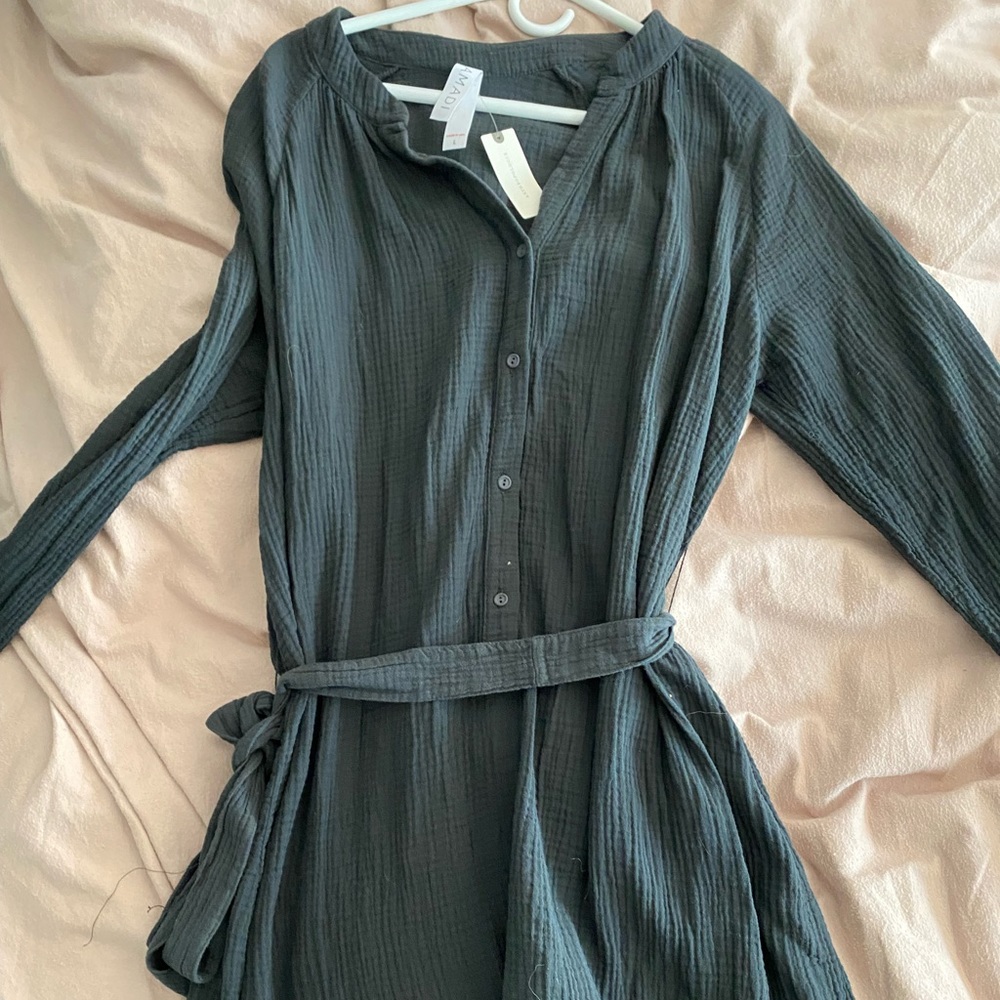 Amadi Anthropologie button down dress. New with tags.